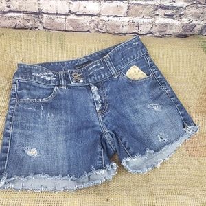 Banana Republic DIY Denim Cutoffs